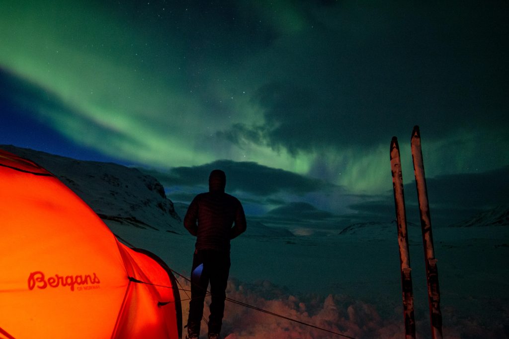 ZORZA GAZELA W LAPONII NORWEGIA